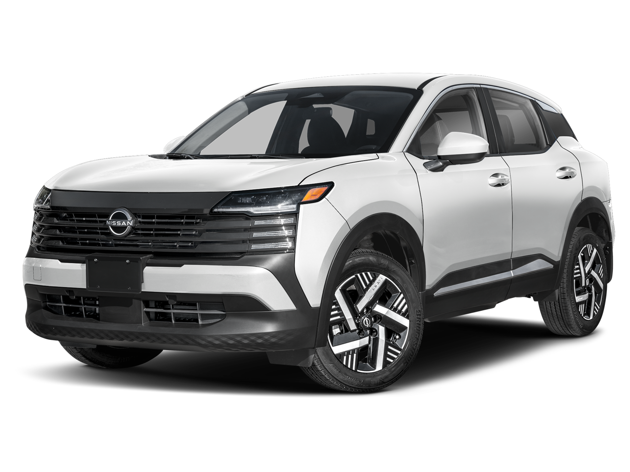 2026 Nissan Kicks SV in Fresh Powder — front three-quarter view